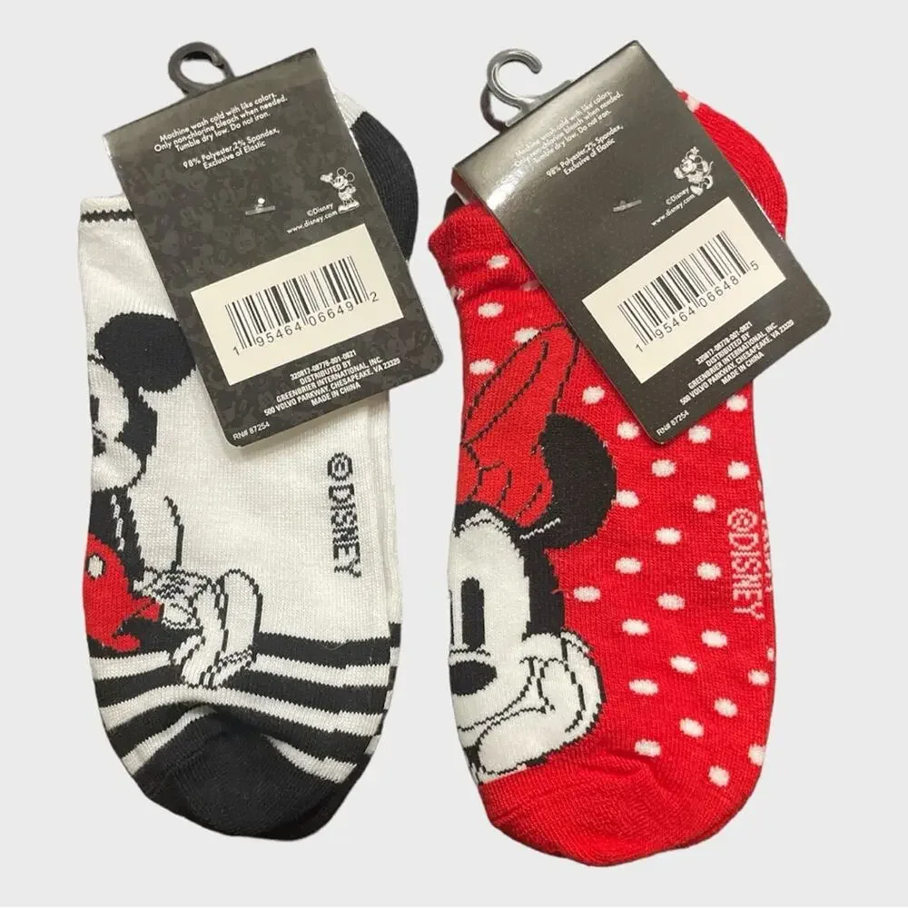 Mickey & Minnie Now Show Sock Set Size 4-10